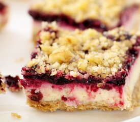 Whole Wheat Cherry Cream Cheese Bars 