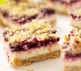 Whole Wheat Cherry Cream Cheese Bars 