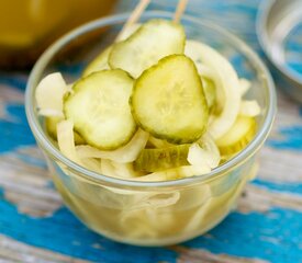 Easy Sweet-Sour Cucumber Pickles