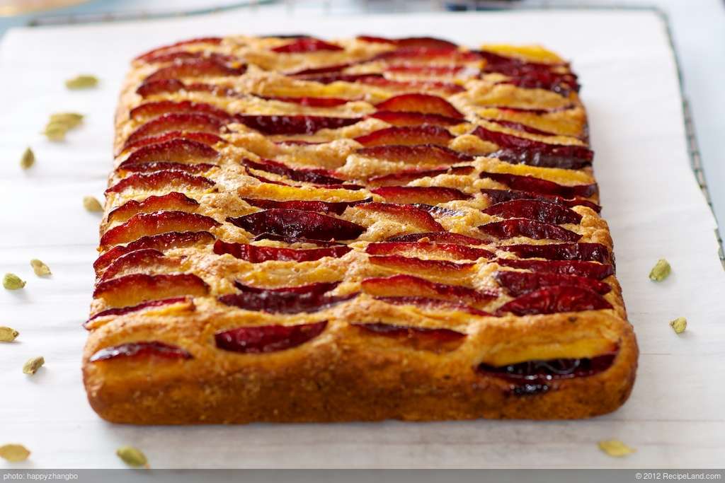 German Plum Cake (Healthier Version) recipe