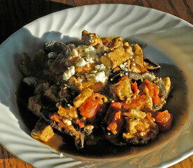 Tofu with Tomato and Mushroom Sauce