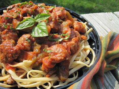 Sausage Cacciatore