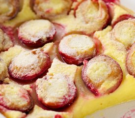 Decadent Plum Clafoutis