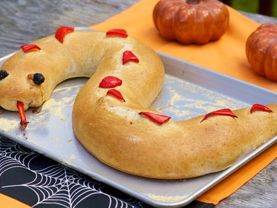 Halloween Spooky Calzone Snake