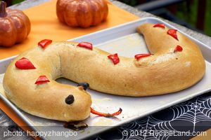 Halloween Spooky Calzone Snake