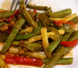 Balsamic Green Beans and Pepper