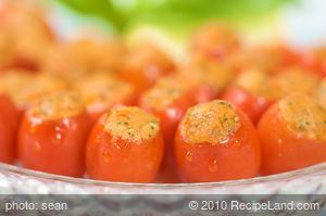 Cherry Tomato-Mozzarella Appetizers recipe