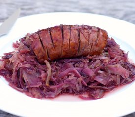 Crockpot Sausage and Cabbage