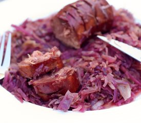 Crockpot Sausage and Cabbage