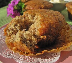 Banana Yogurt Nut Muffins