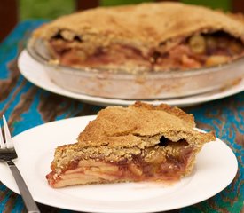 Apple Grape Berry Pie (Healthier Version)