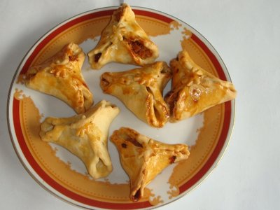 Homemade Pocket  Triangles 