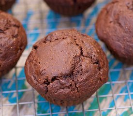 Double Chocolate Ricotta Muffins (Healthier Version)