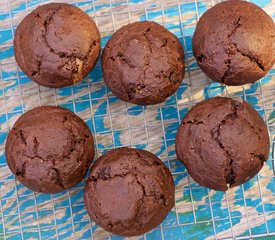 Double Chocolate Ricotta Muffins (Healthier Version)