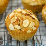Whole Wheat Lemony Ricotta Muffins