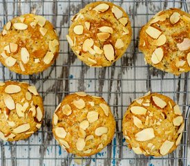 Whole Wheat Lemony Ricotta Muffins