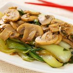 Bok Choy and Mushroom Stir-Fry