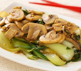 Bok Choy and Mushroom Stir-Fry