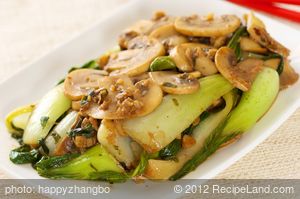 Bok Choy and Mushroom Stir-Fry