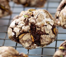 Double Chocolate Zucchini Walnut Cookies