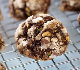 Double Chocolate Zucchini Walnut Cookies