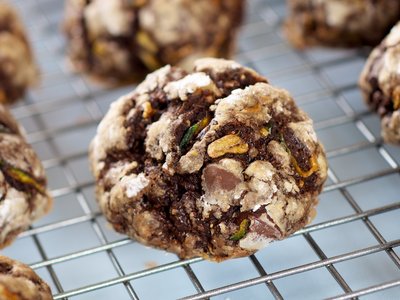 Double Chocolate Zucchini Walnut Cookies