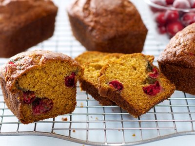 Pumpkin Cranberry Bread 