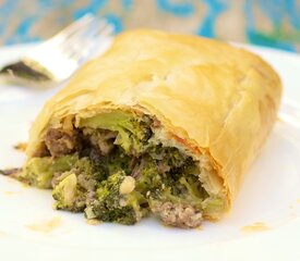 Beef Broccoli Strudel