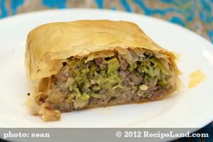 Beef Broccoli Strudel recipe