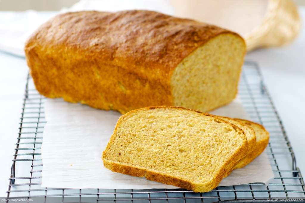 100% Whole Wheat Pumpkin Bread recipe