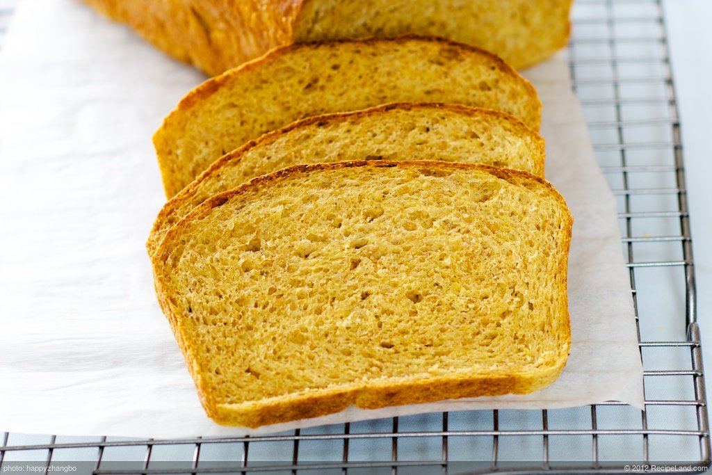 100% Whole Wheat Pumpkin Bread