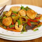 Shrimp and Sea Scallop Stir-Fry