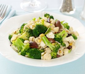 Orzo with Broccoli, Feta Cheese, and Olives