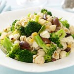 Orzo with Broccoli, Feta Cheese, and Olives