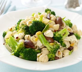 Orzo with Broccoli, Feta Cheese, and Olives