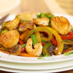 Shrimp and Sea Scallop Stir-Fry