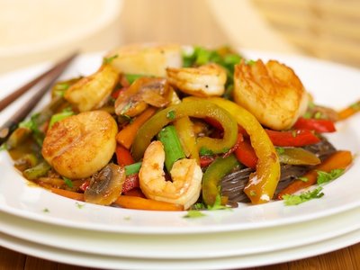 Shrimp and Sea Scallop Stir-Fry