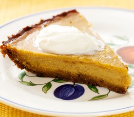 Creme Fraiche Pumpkin Pie