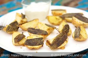 Sage and Garlic Roasted Potatoes