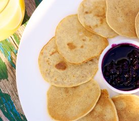 Swedish Pancakes with Berry-Cardamom Topping