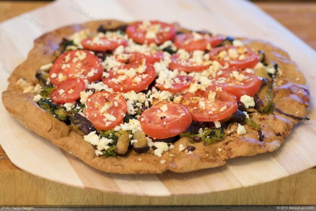 Mediterranean Pizza Recipe | RecipeLand