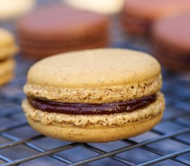 Coffee and Chocolate Ganache Macarons 