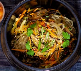 Shiitake and Sweet Potato Japchae