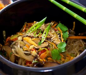 Shiitake and Sweet Potato Japchae