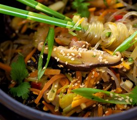 Shiitake and Sweet Potato Japchae