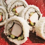 Crab and Asparagus Sushi Rolls