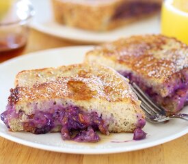 Almond Cream Cheese Stuffed French Toast