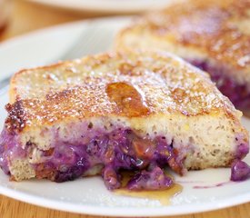 Almond Cream Cheese Stuffed French Toast