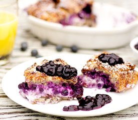 Blueberry French Toast (Low-fat)