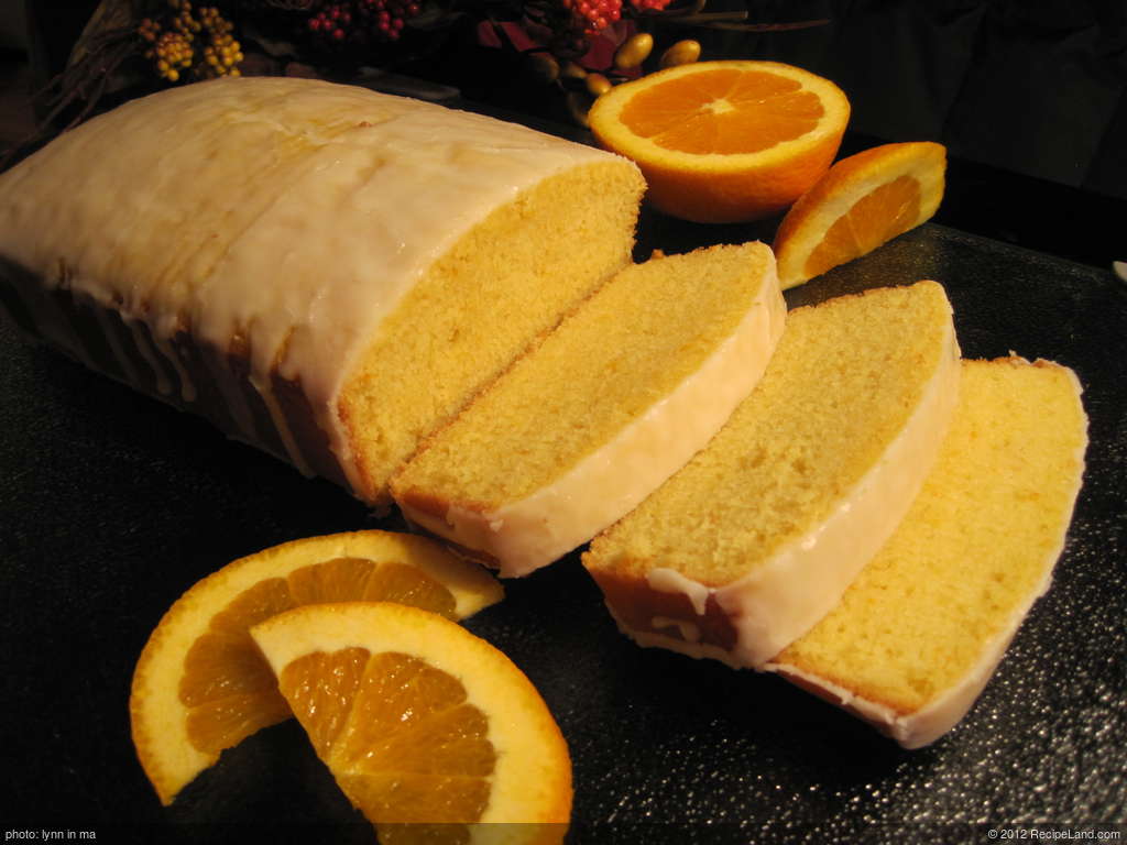 Orange Loaf Cake (Pound Cake) recipe